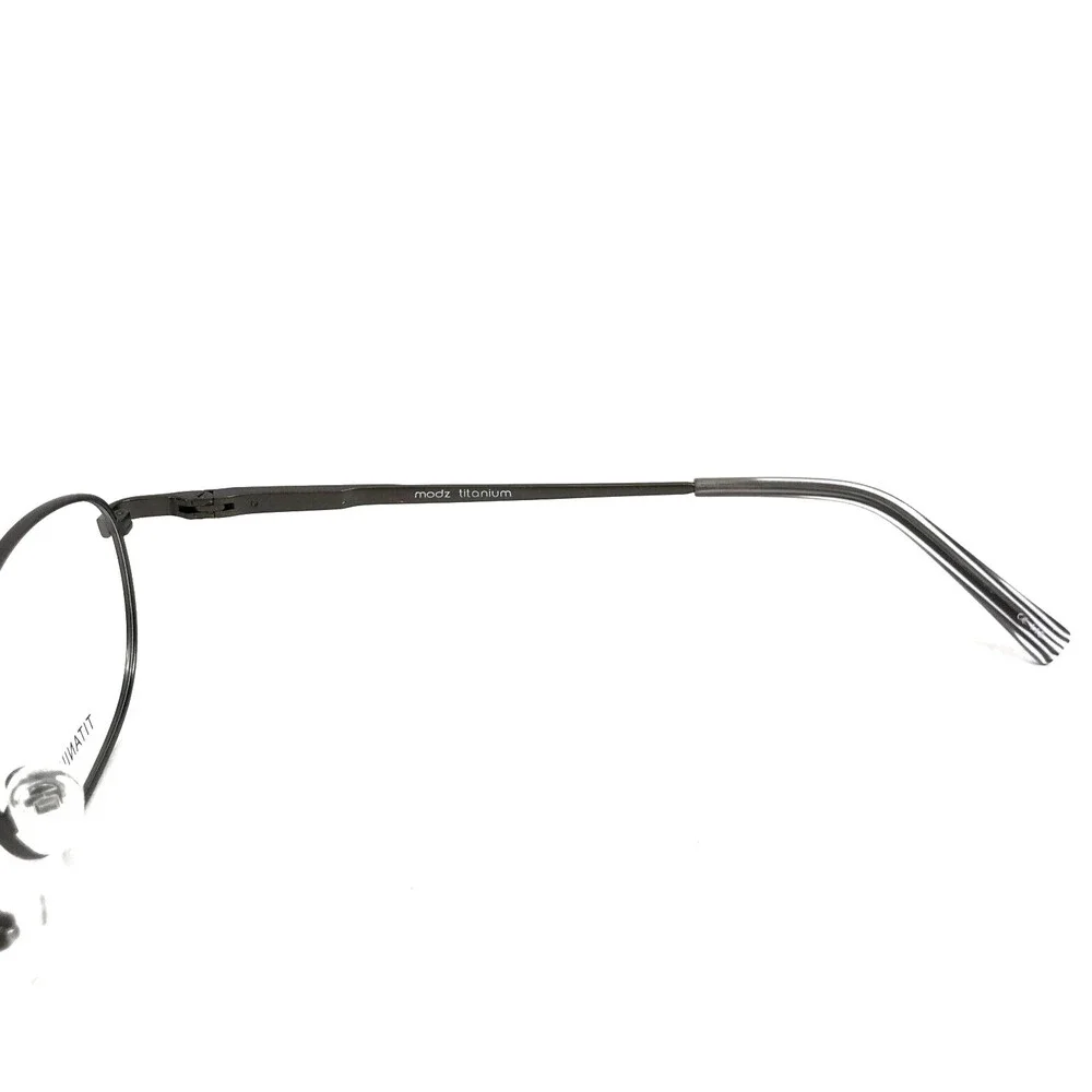 Modz Eyeglasses Frames MODERN DICTATOR MATTE GREY Wire Rim Titanium 55-17-145